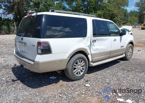 2007 Ford Expedition El Eddie Bauer из США, поврежденный, VIN 1FMFK17577LA17037